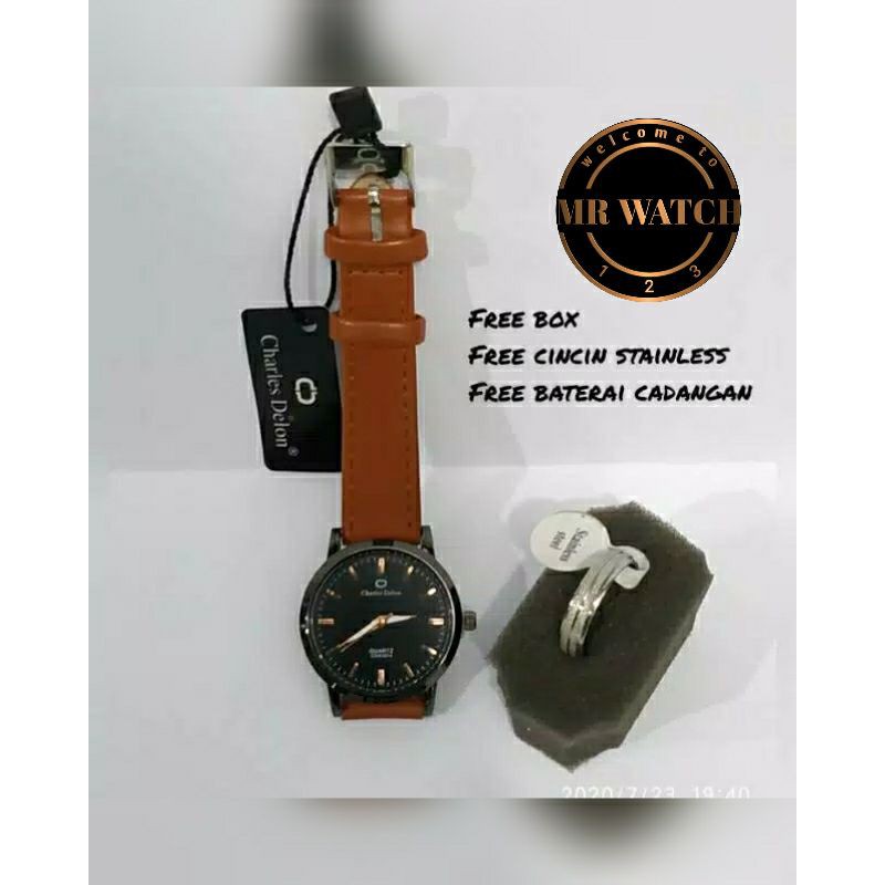 Jam Tangan Wanita/Jam Tangan Cewek Original Charles Delon