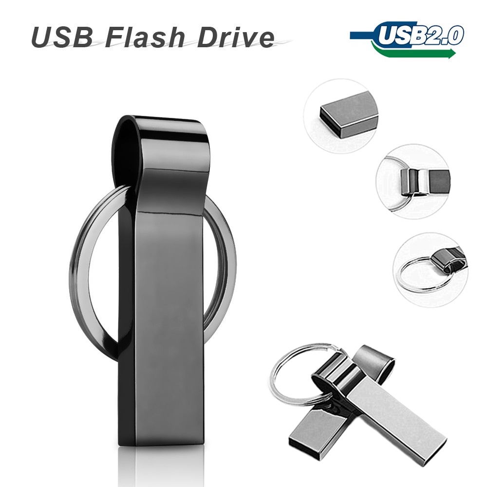 Flash Disk Usb 1TB Kapasitas Besar Bahan Metal Anti Air