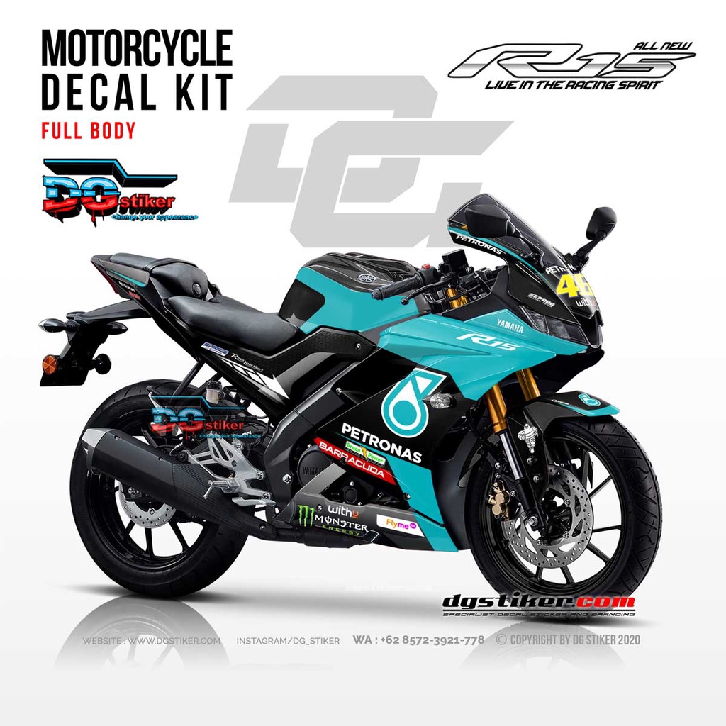 Decal Striping R15 V3 Petronas SRT 2021