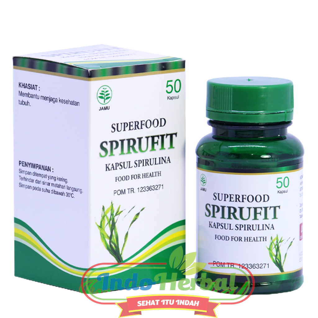 Kapsul SPIRULINA SuperFood || SPIRULINA SPIRUFIT