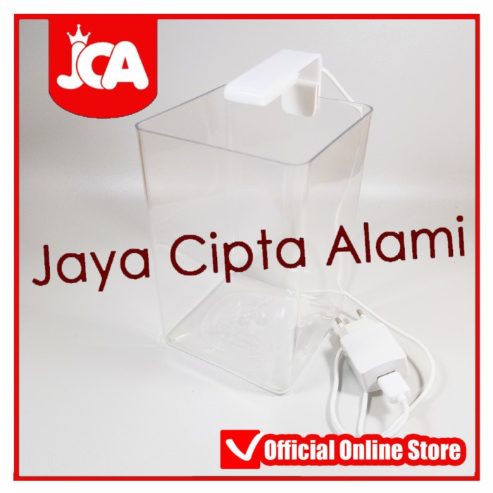 Lampu Led Jepit Aquarium Cupang Betta Tank Soliter Mini trmsk adaptor
