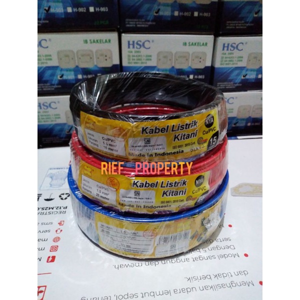 Kabel kitani NYA 1,5mm 50 meter