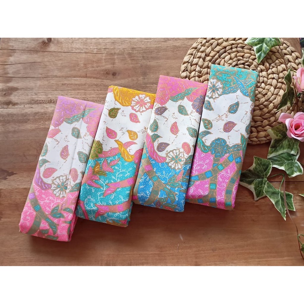 KAIN BATIK KAIN BATIK MOTIF BUNGA AKAR KAIN KATUN SOFT