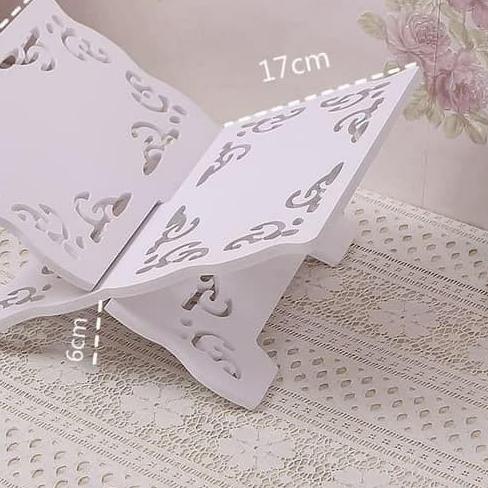 Rekal Alquran - Rak Alquran - Tempat Baca Alquran Motif Batik