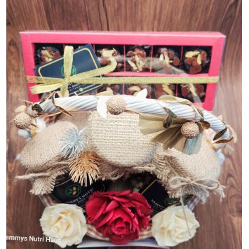 

Gift Basket of Healthy Mix Goodies (ROAST NO SALT) /Kado Hamper
