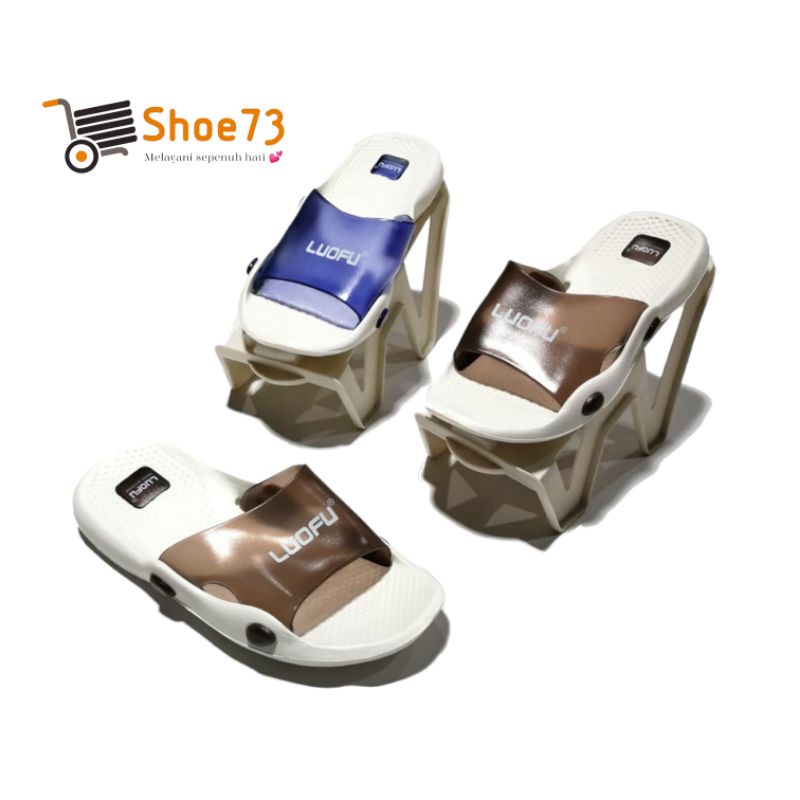 LUOFU 2088 K2P l Sandal selop jelly pria l Sendal kokop cowok impor