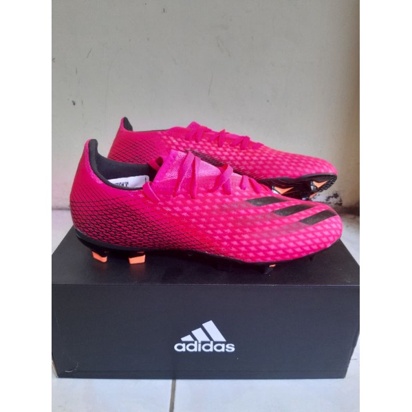 Sepatu Bola Original Adidas X Ghosted.3 FG Pink
