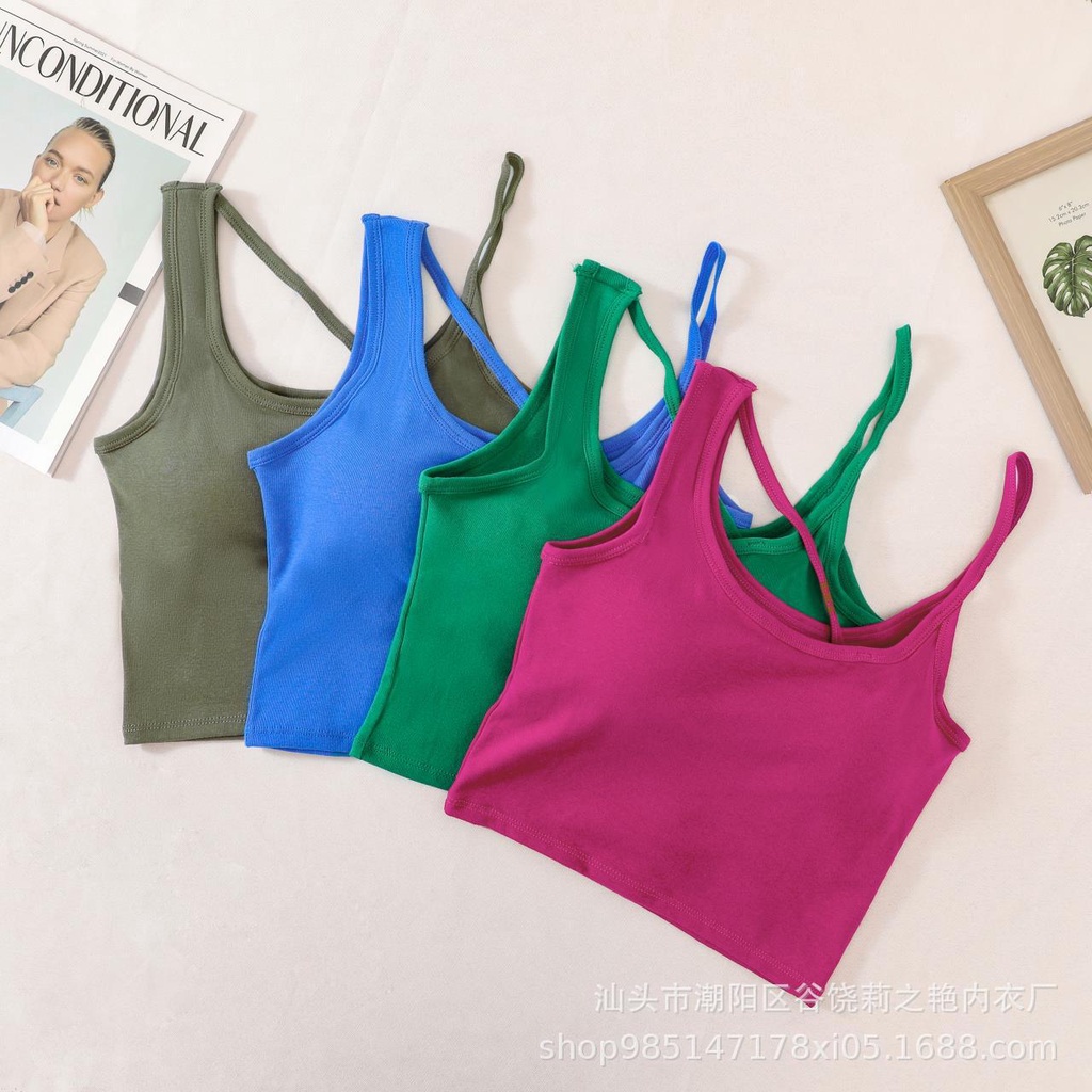 BV.ID BR923 TANKTOP BRA WITH CUP BH SINGLET WANITA IMPORT - ATASAN WANITA SEXY - TANGTOP WANITA MURAH COD