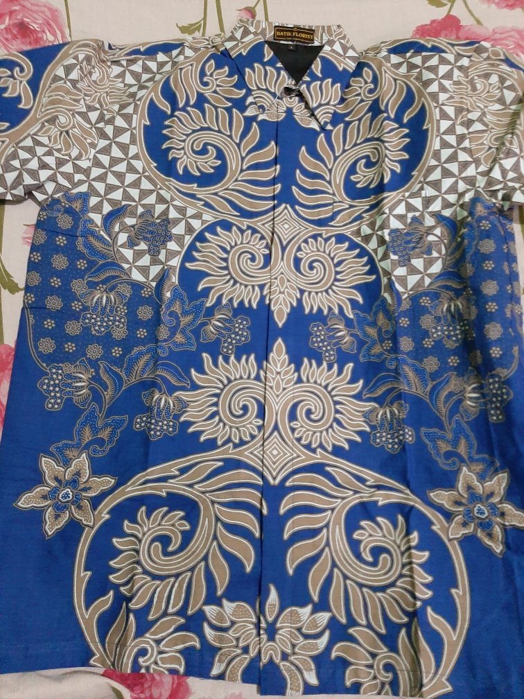 Batik Solo Mahogra Dongker Kemeja Pria Full Furing Katun Sragenan