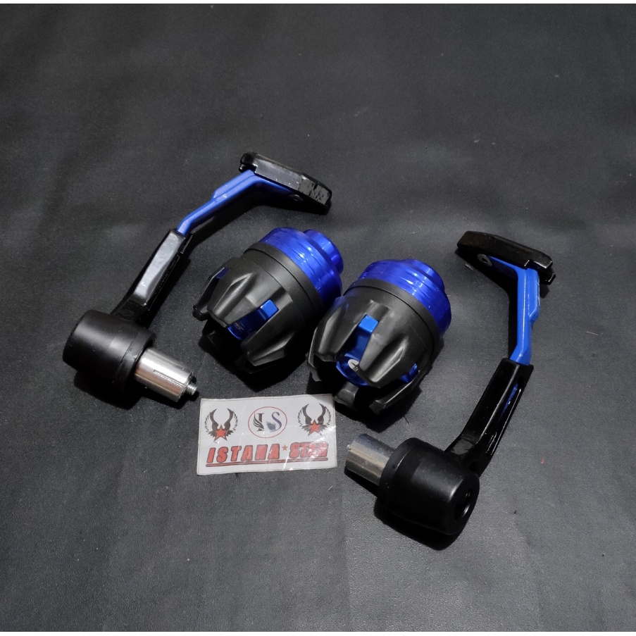 proguard robot stang + jalu as roda depan universal BIRU