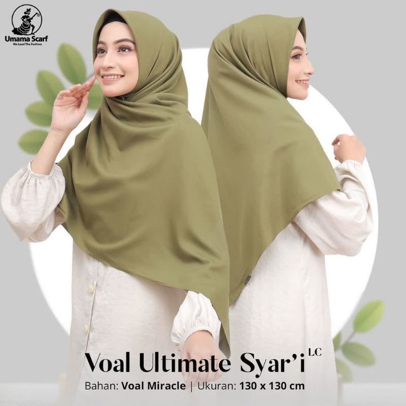 HIJAB VOAL ULTIMATE SYAR'I BY UMAMA | HIJAB VOAL Miracle SYAR'I BY UMAMA |HIJAB SEGI EMPAT SYAR'I PO