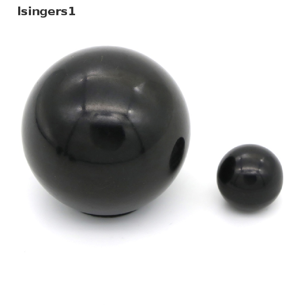 (lsingers1) M4 / M5 / M6 / M8 / M10 / M12 knob clamping Bentuk Bola Bahan Plastik Warna Hitam