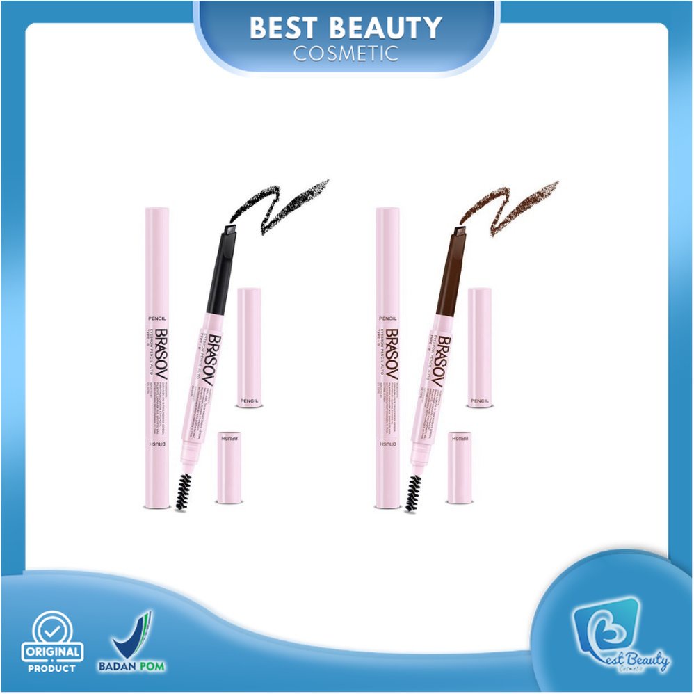 ★ BB ★ BRASOV Eyebrow Auto Matic - Eye Brow Matic - Type B - Pensil Alis Putar