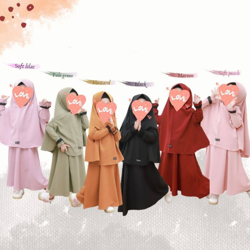 Gamis Anak Khadijah set