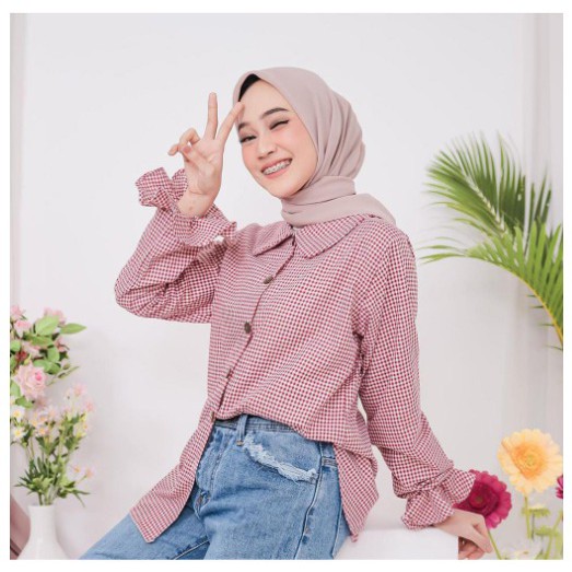 Rachel top baju atasan canbera shirt Karin blouse zashi blouse ryana blouse sinta blouse
