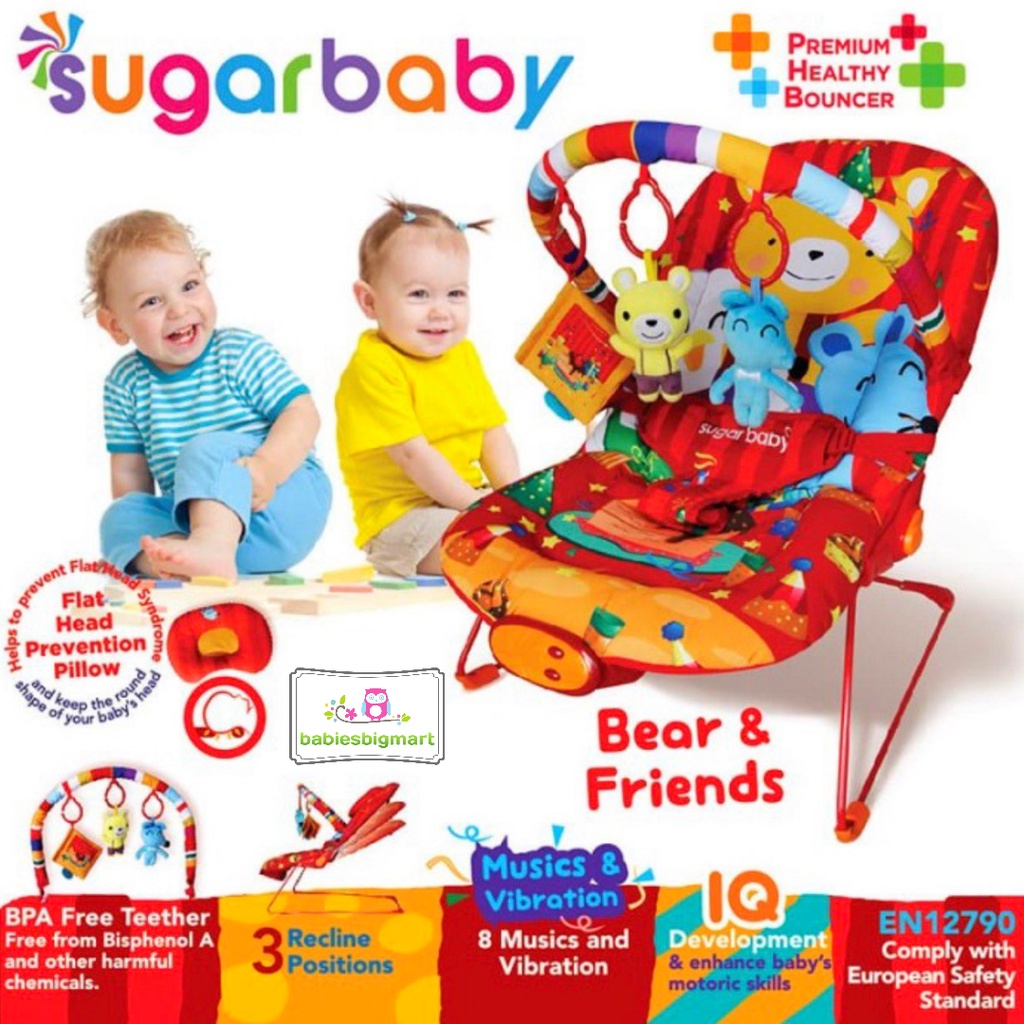 SUGARBABY RCK BRC 1 RECLINE 3 RECLINES TEMPAT DUDUK ANAK SUGAR BABY