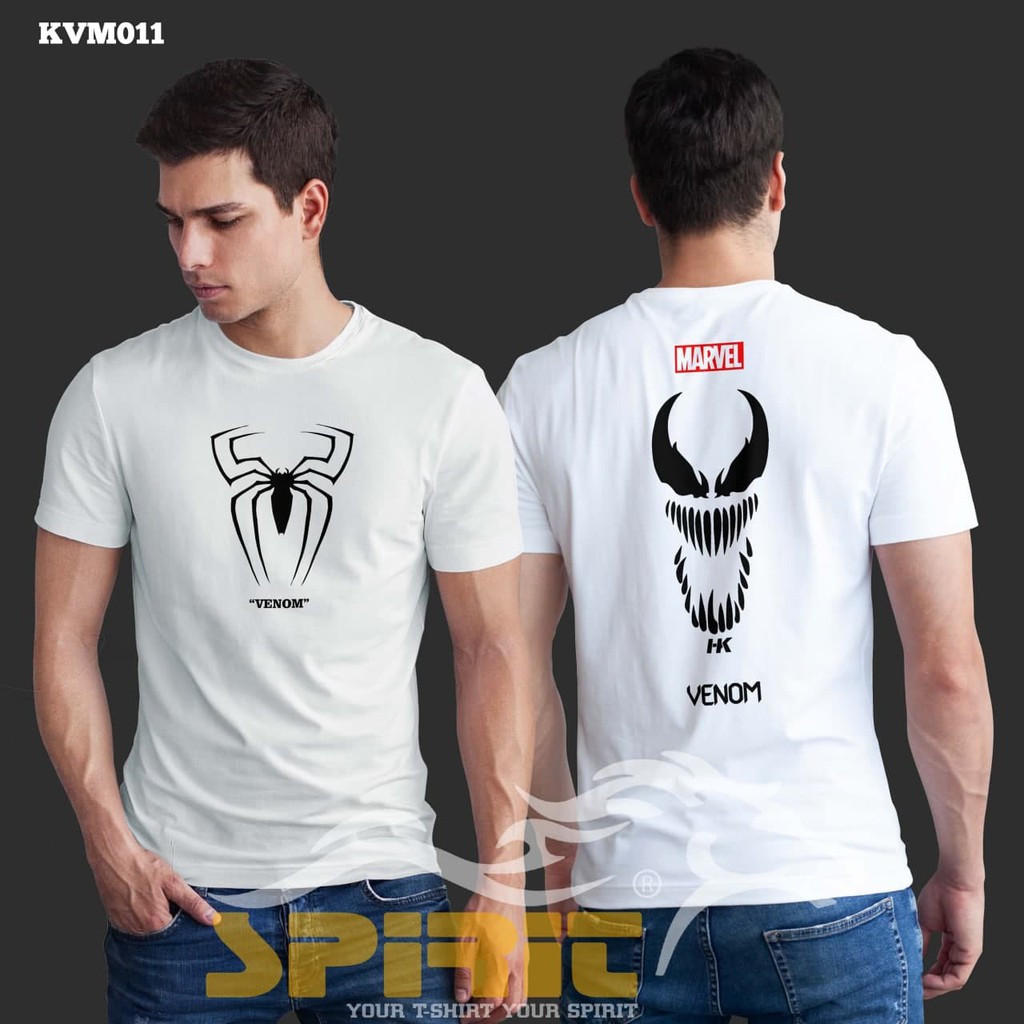 Baju Kaos MARVEL Kaos Distro Pria Pendek VENOM MARVEL SUPERHERO Original Sprit T-shirt