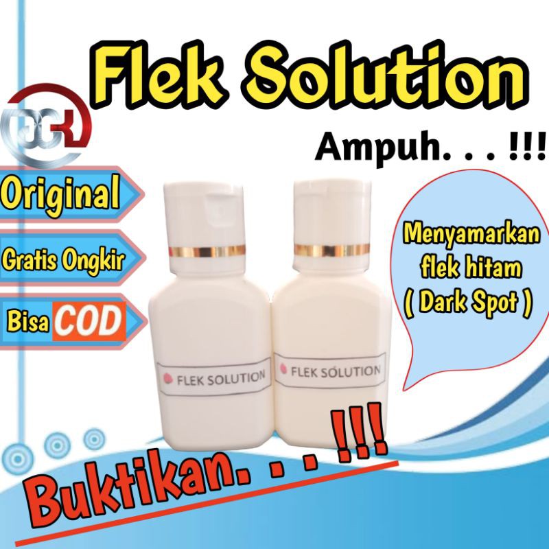 [COD] Obat flek hitam melasma - fleksol flek solution - menghilangkan flek hitam membandel di wajah
