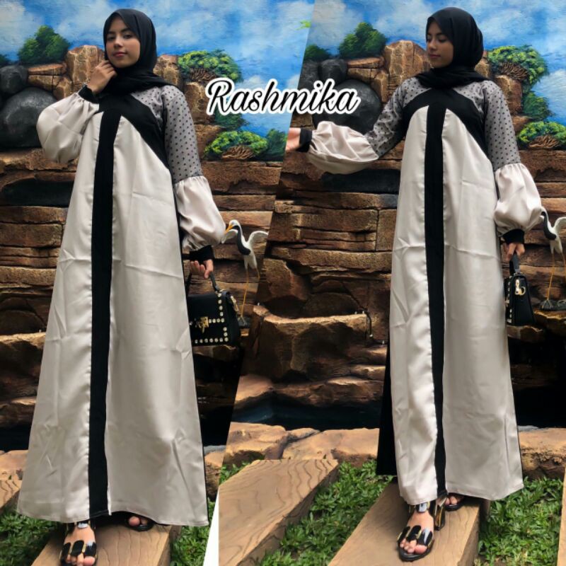 dress Abaya Rashmika Moscrepe Couple Ibu Anak By Hans Grosir Abaya Bangil