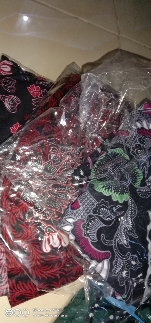 Promo 12.12 Bswart Batik Hrb026 Kenongo Padi Pekalongan M L Xl Batik Pria Murah Modern Grosir