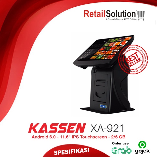 Mesin Kasir POS Android Touchscreen Thermal Printer - Kassen XA921 / XA-921