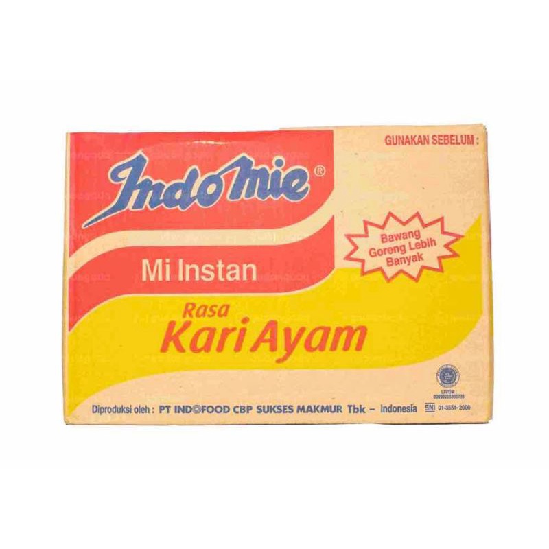 

Indomie Rasa Kari Ayam 72gram 1 Dus isi 40