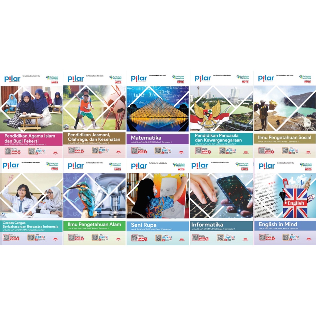 LKS Buku Pilar Kurikulum Merdeka SMA Kelas 10 Kurmer