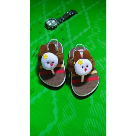 SANDAL BABY  PELANGI ANAK2 BONEKA[ 1 - 3 TAHUN ]