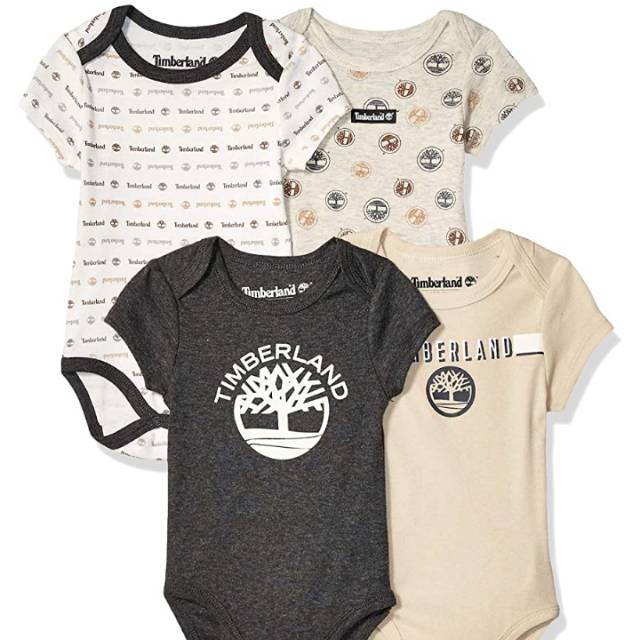 timberland baby romper