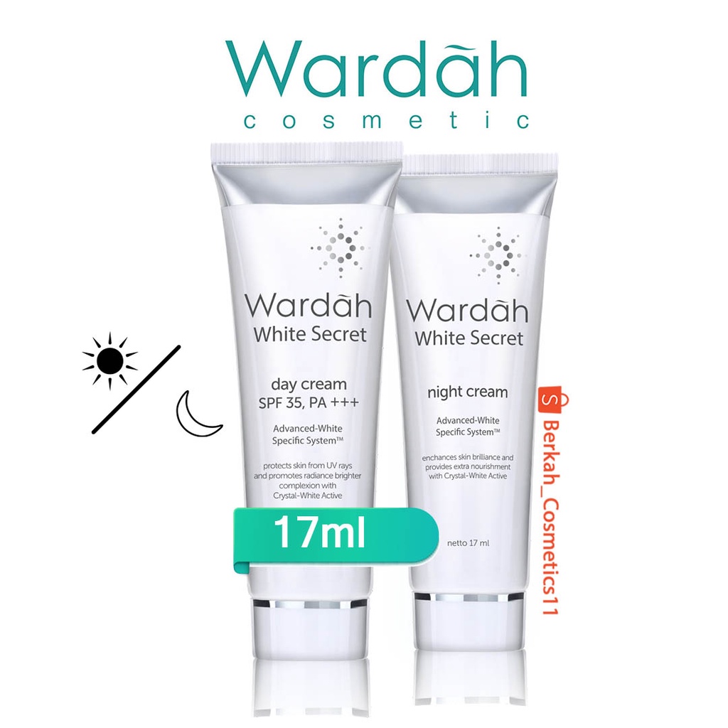 Wardah White Secret / Crystal Secret Day and Night Cream 17ml