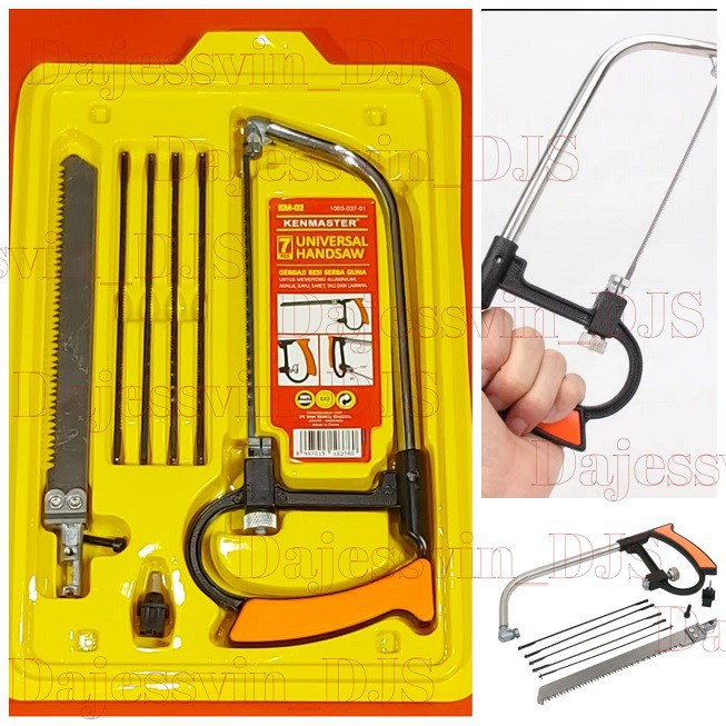 W89 Kenmaster Magic Saw - Gergaji Set Multifungsi Sergaguna - Magic Saw Set Hacksaw Triplek Besi