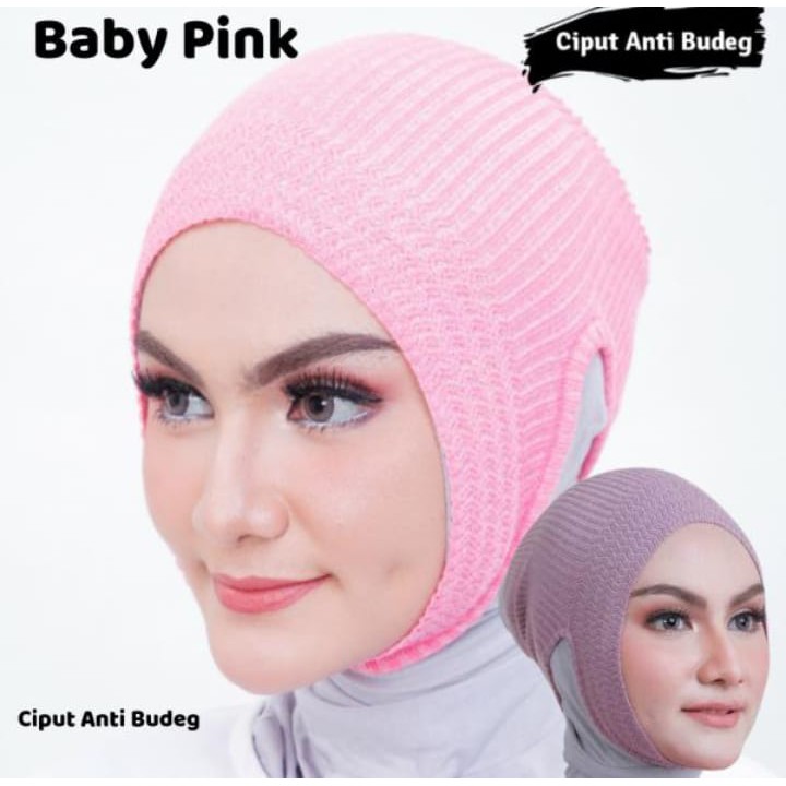 CIPUT RAJUT ANTI PUSING - DALAMAN JILBAB RAJUT - BANDANA ANTI BUDEG - SELYN