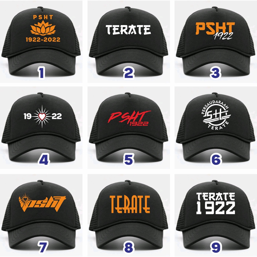 Jual Psht Topi Lambang Logo Setia Hati Terate Topi Costum Bisa Desain