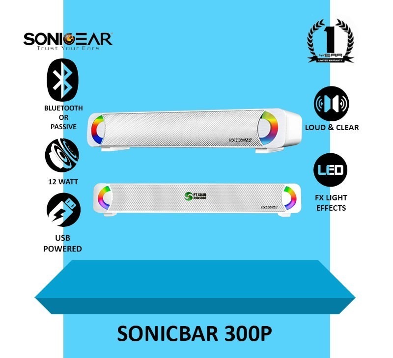 Speaker SonicGear Sonicbar 300-P Passive &amp; Sonic X AMP|
