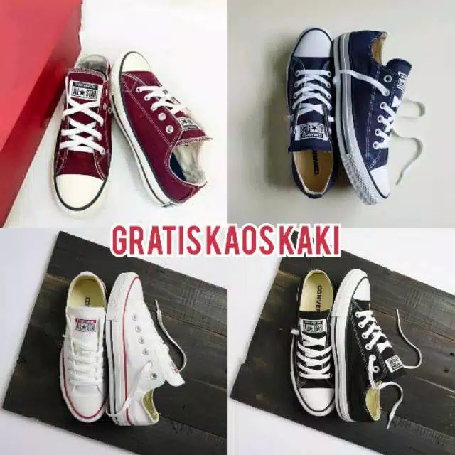 SEPATU CONVERSE ALL STAR + BOX TERLARIS TERMURAH / SEPATU GRADE ORI / SEPATU MURAH
