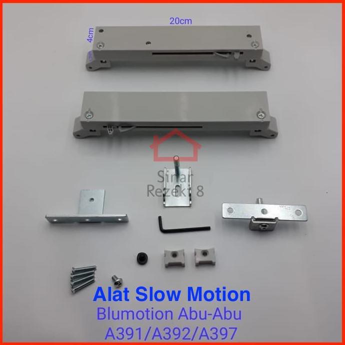 Produk Terbaru - Blumotion / Slow Motion Roda Rel Pintu Lemari Sliding Geser