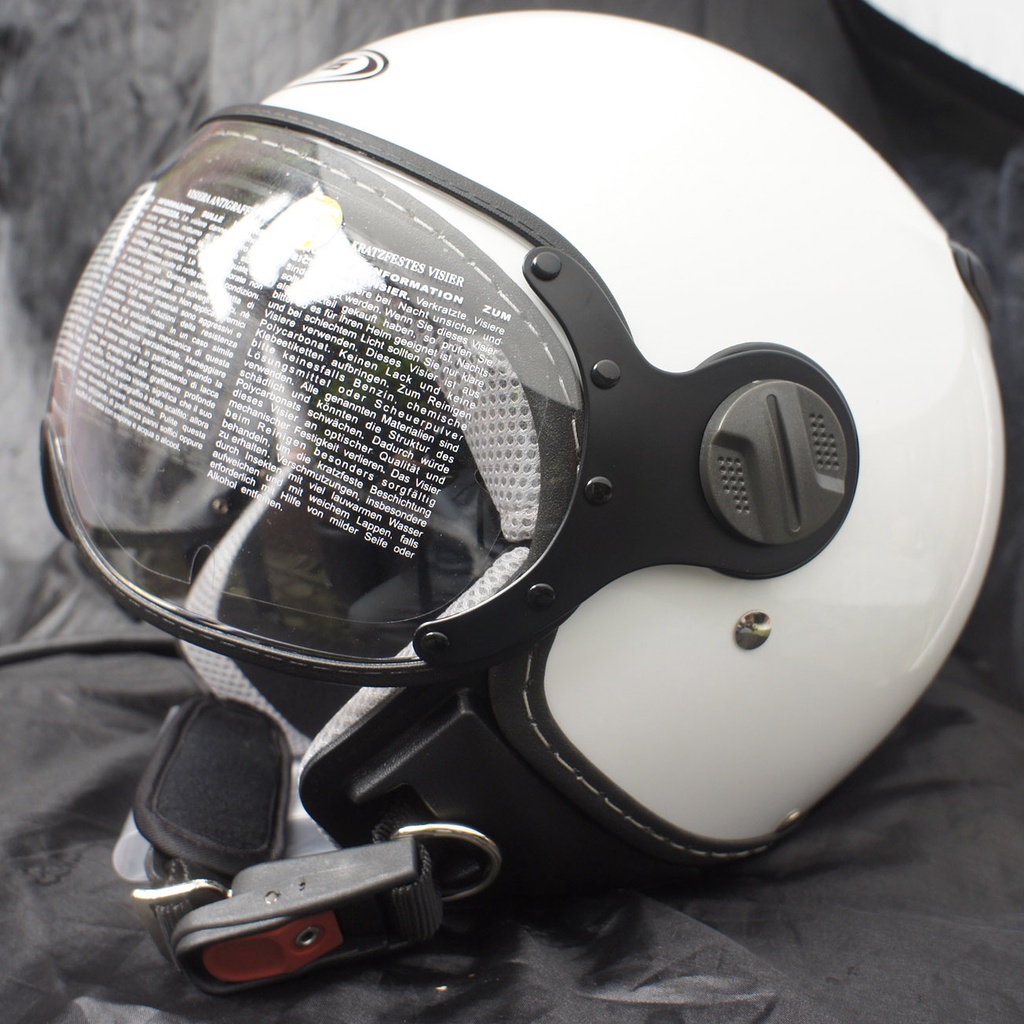 Helm Zeus 210K White Glossy Polos