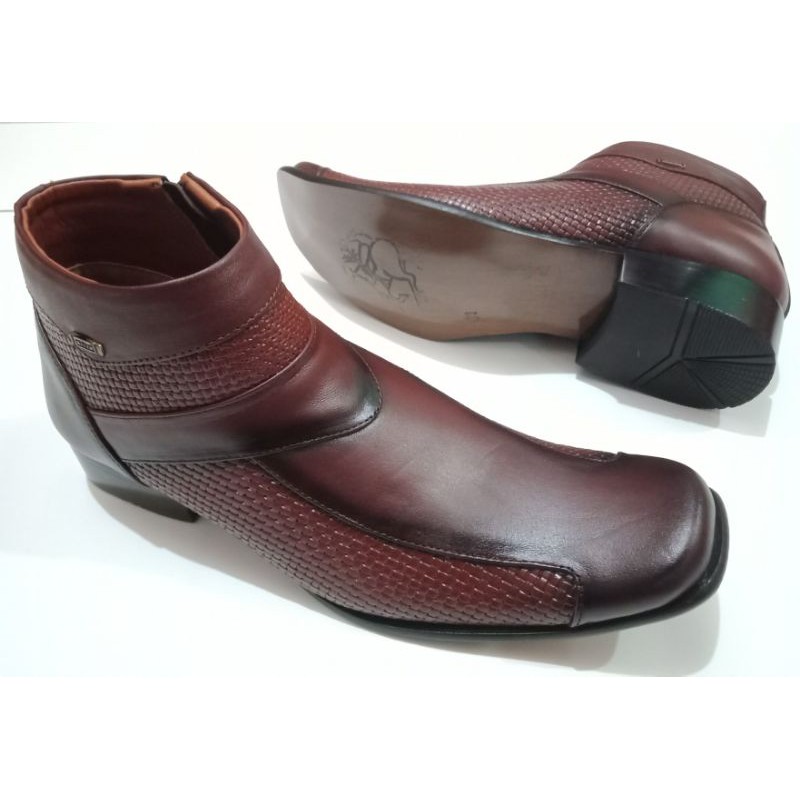 SepatuBootPria/Sepatu Pantofel Kerja Pria/Merek Bally/Pantofel Boot Kerja Pria/Pantofel Formal Pria/Kulit Sapi Asli 100%