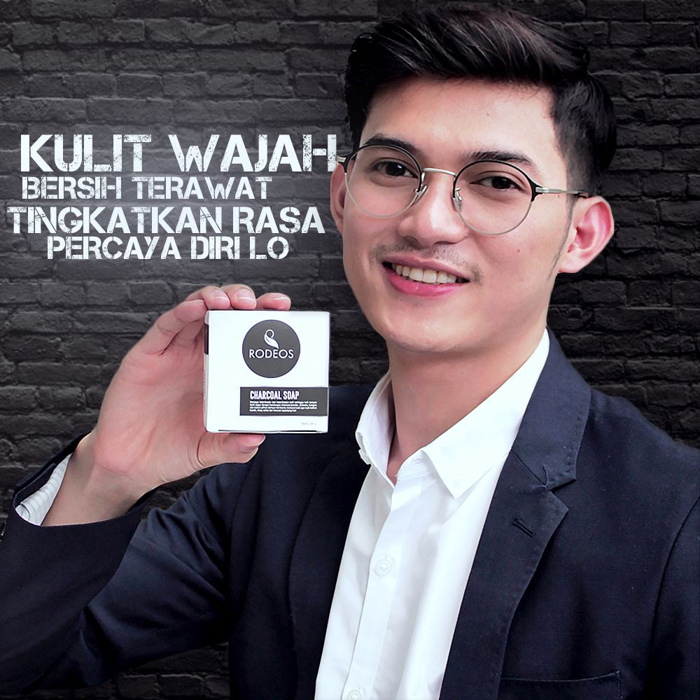 LANGSUNG KIRIM RODEOS MEN RODEOSMEN SOAP Original Sabun Wajah Pria Charcoal Sabun Pembersih Wajah