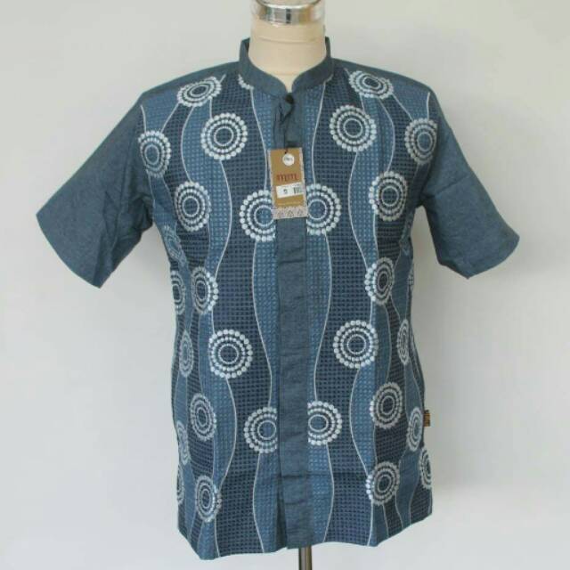 Baju Koko Muslim Madani Bordir