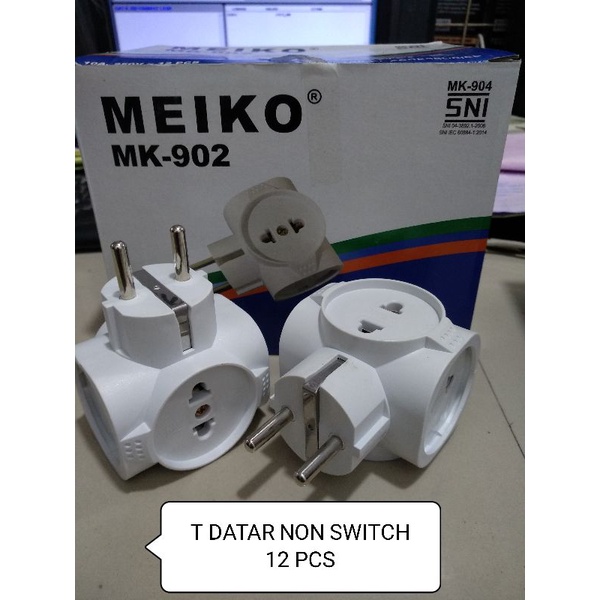 STEKER CABANG T DATAR SWITCH &amp; NO SWITCH