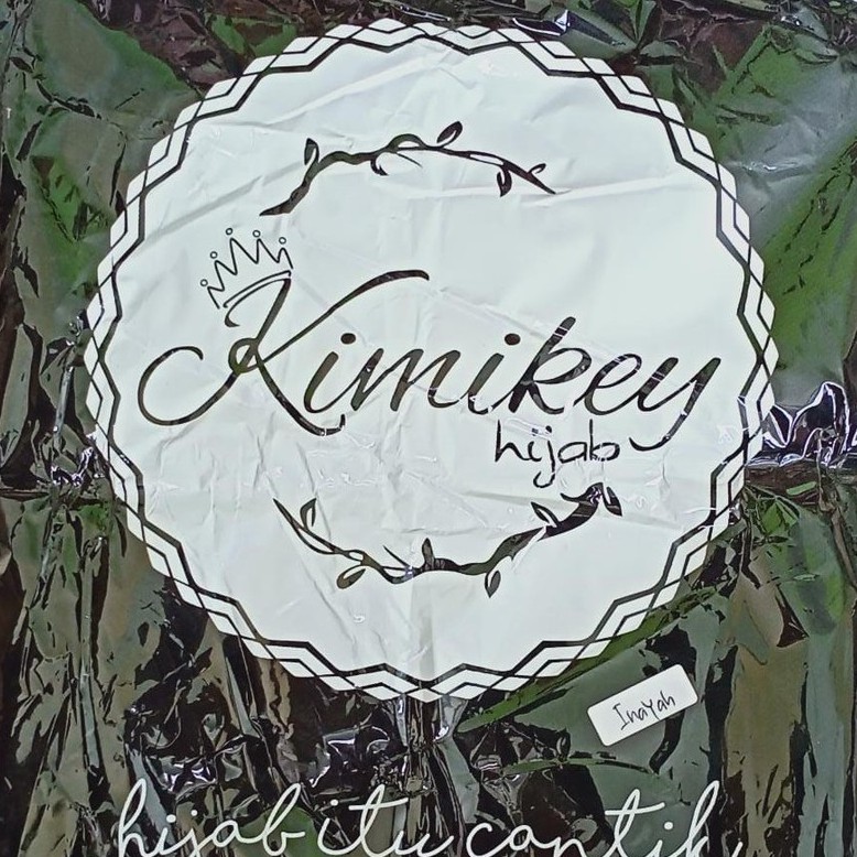 Jilbab INSTAN JUMBO HAFIZAH BY KIMIKEY-HITAM