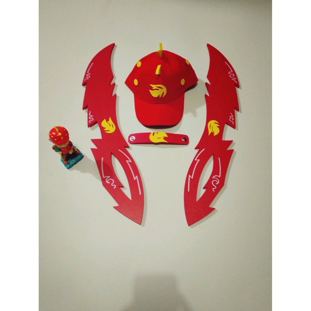 Unik Boboiboy api topi dan pedang Terlaris