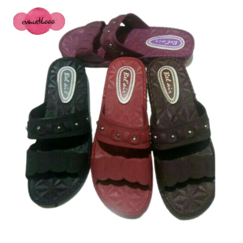 (BAG007) Sendal Kokop Ibu - Ibu Karet Untuk Ngaji dan Dirumah Size 36 - 40