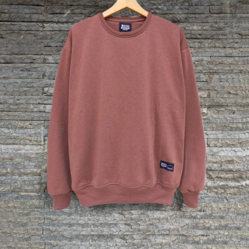 Sweater Crewneck Sweatshirt Polos Size M-XXL Cowok Cewe/Pria Wanita