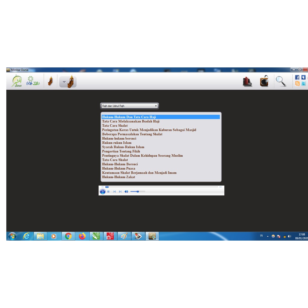 Aplikasi Fiqih Bergambar untuk Windows