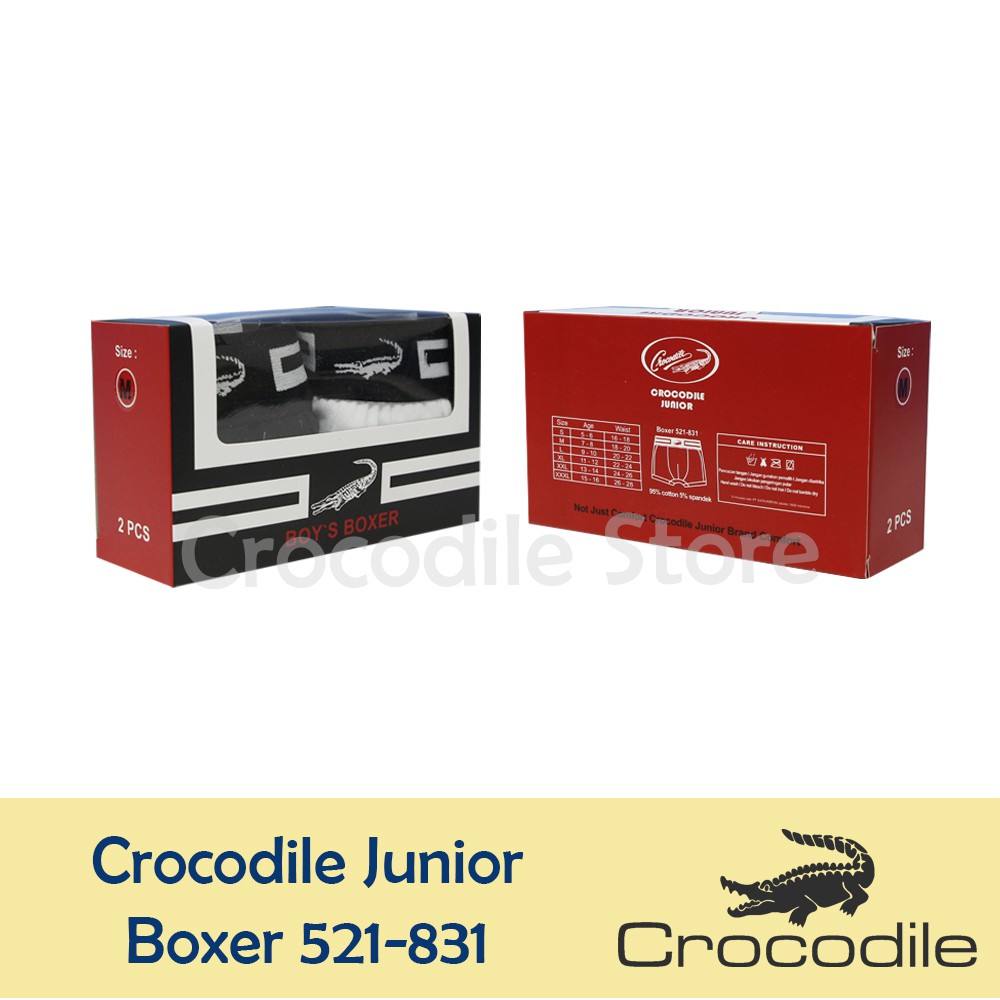 Celana Dalam/ Boxer Anak Crocodile Junior 521-831 (2 Pcs in Box)