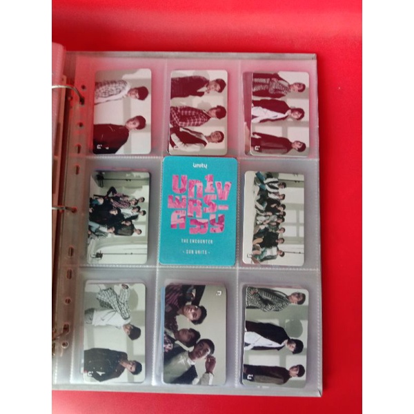 PC PHOTOCARD UN1TY OFFICIAL UN1VERSARY SUB UNITS