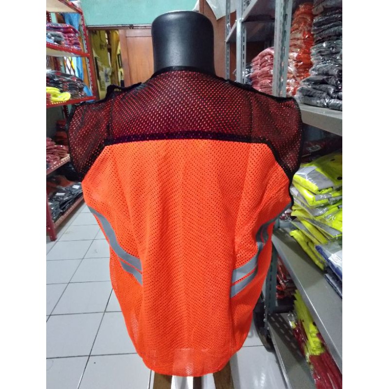 ROMPI SAFETY JARING ALLSIZE BERLOGO SAYA PILIH SELAMAT ORANYE