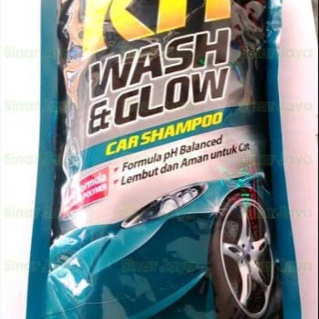 Kit wash and glow 800ml reffil shampo mobil motor sampo